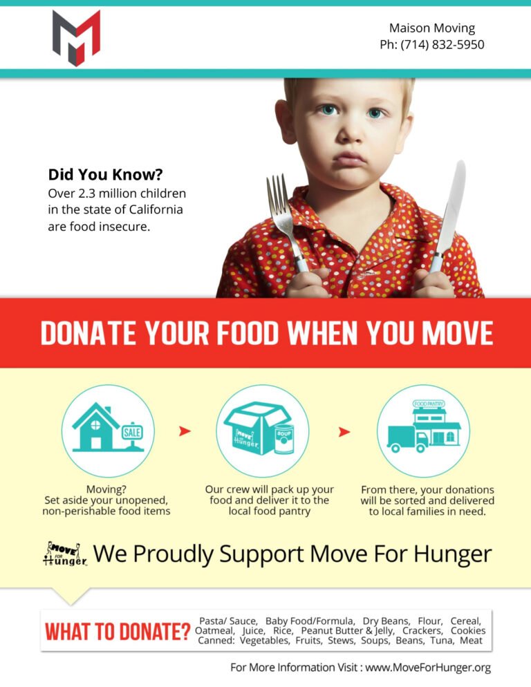 “How can I donate the food in my cupboard I can’t take to my new house?” Move for Hunger, that’s how.